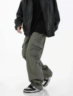 Multi-pocket Straight Loose Cargo Pants