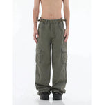 Multi-pocket Straight Loose Cargo Pants