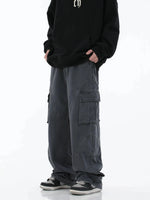 Multi-pocket Straight Loose Cargo Pants