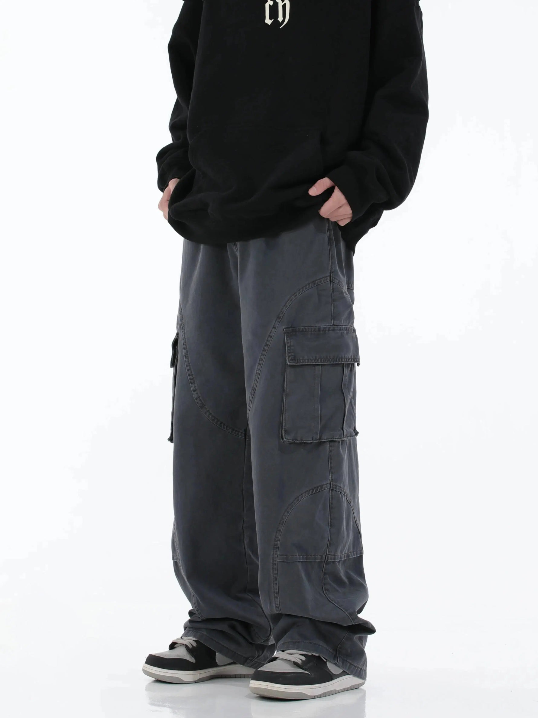 Multi-pocket Straight Loose Cargo Pants