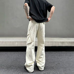 Multi-pocket Wide-leg Cargo Pants