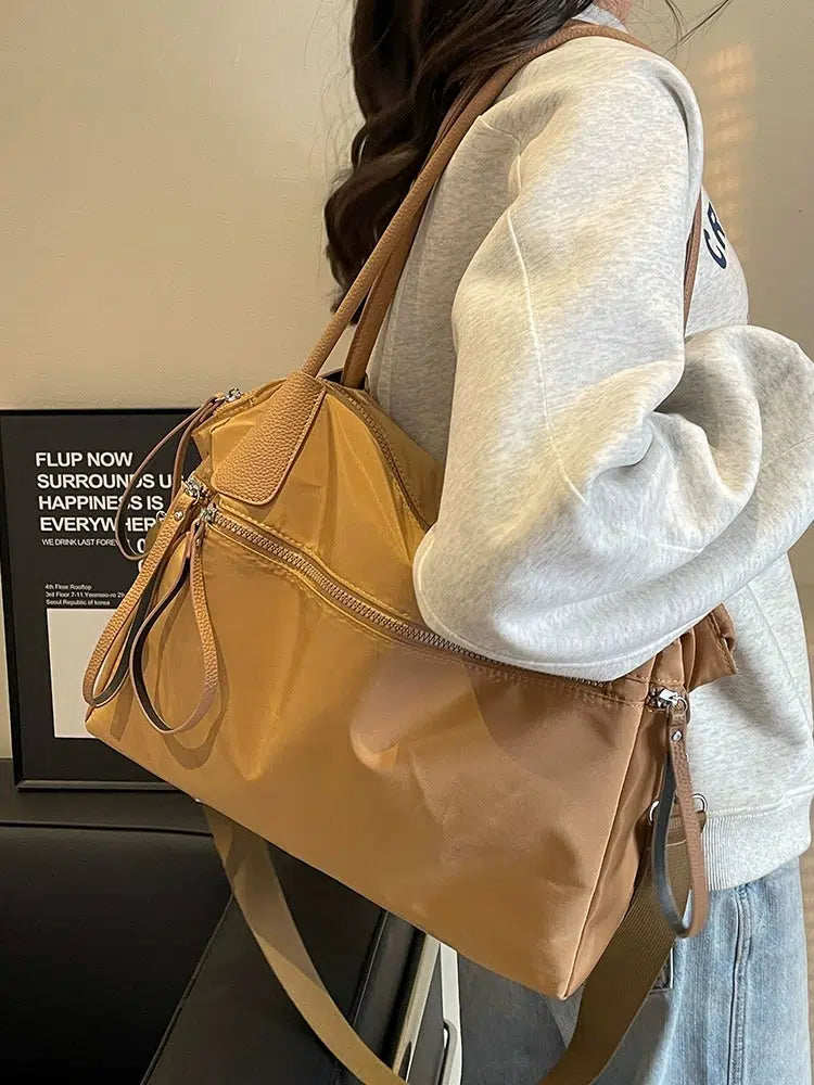 Multi-use Nylon Shoulder Tote Bag