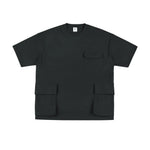 Multiple Pockets Drop Shoulder T-shirt