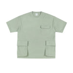 Multiple Pockets Drop Shoulder T-shirt