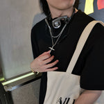 Nail Cross Pendant Necklace