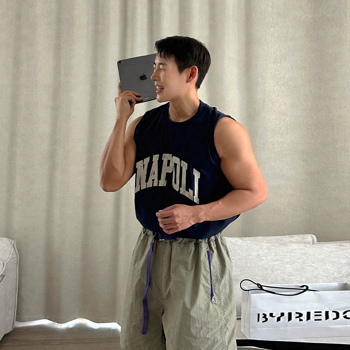 'Napoli' Graphic Tank Top