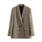 Notched Lapel Classic Blazer