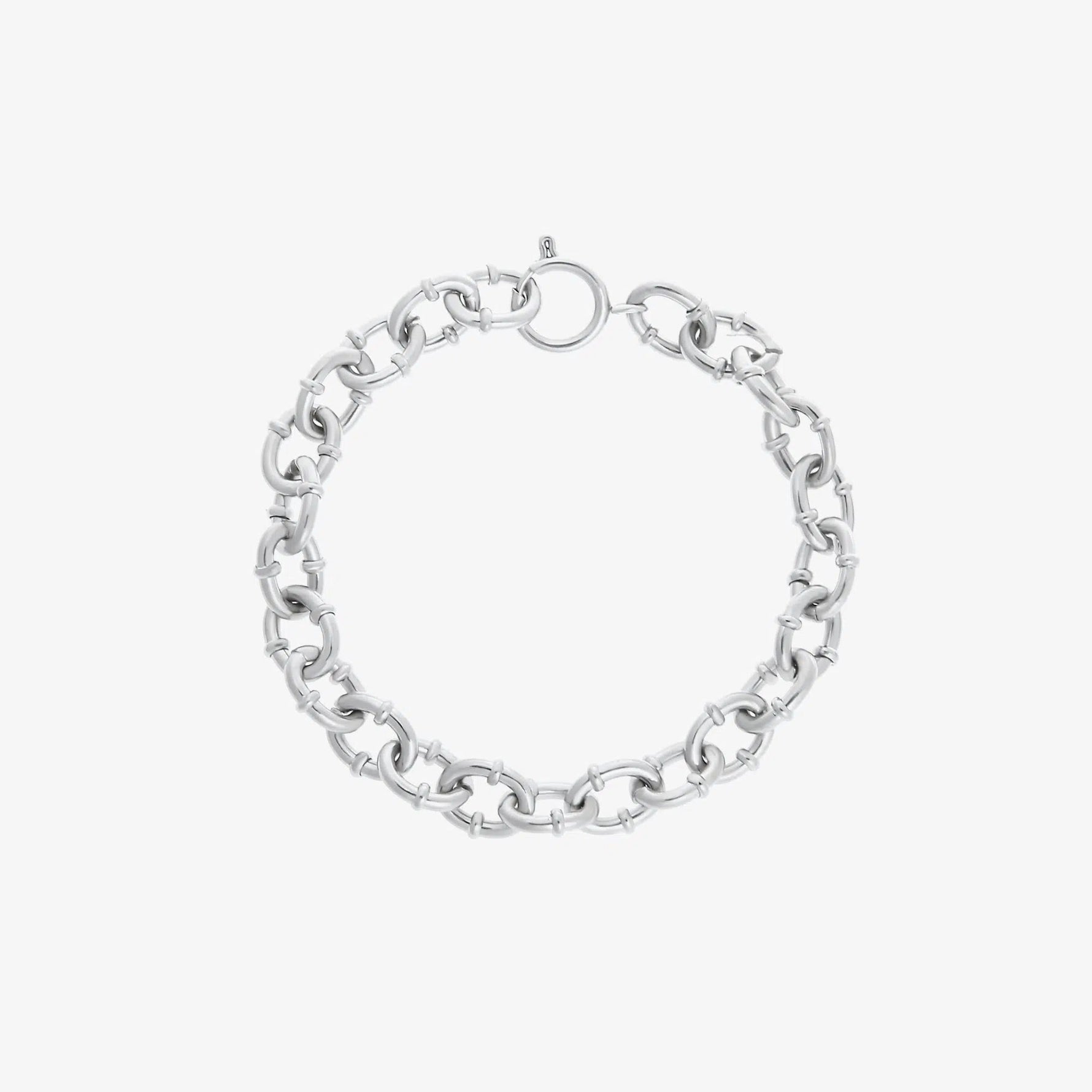 O-shaped Titanium Steel Chain Bracelet
