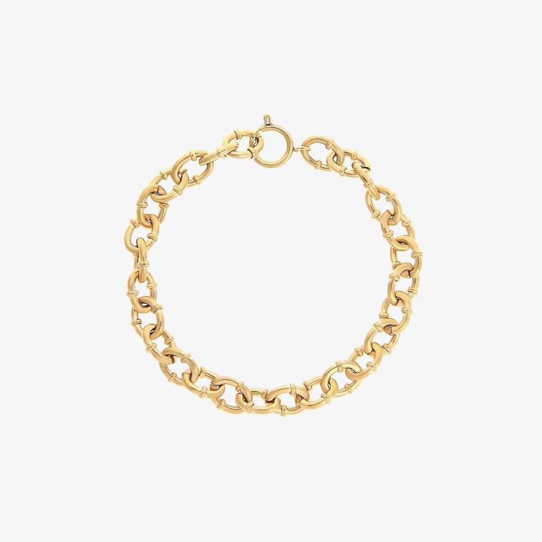 O-shaped Titanium Steel Chain Bracelet