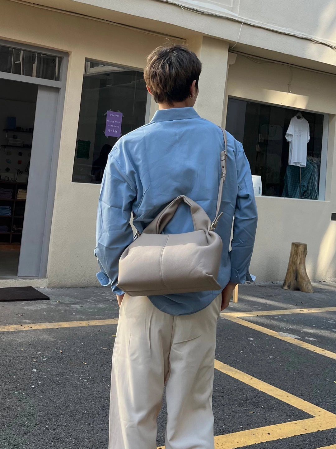 Bulut Omuz Messenger Hobo Çantası 