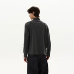 Mock Neck Fleece Long Sleeve T-Shirt 5