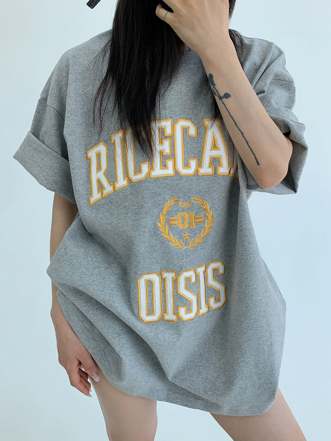 Loose Embroidered Short Sleeve T-Shirt