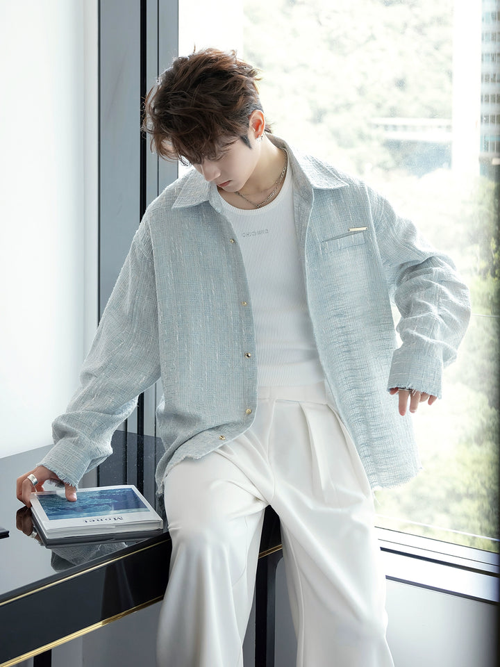 Loose-fit Long-Sleeve Shirt