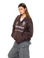 Retro War Horse Embroidered Zip Hoodie 3