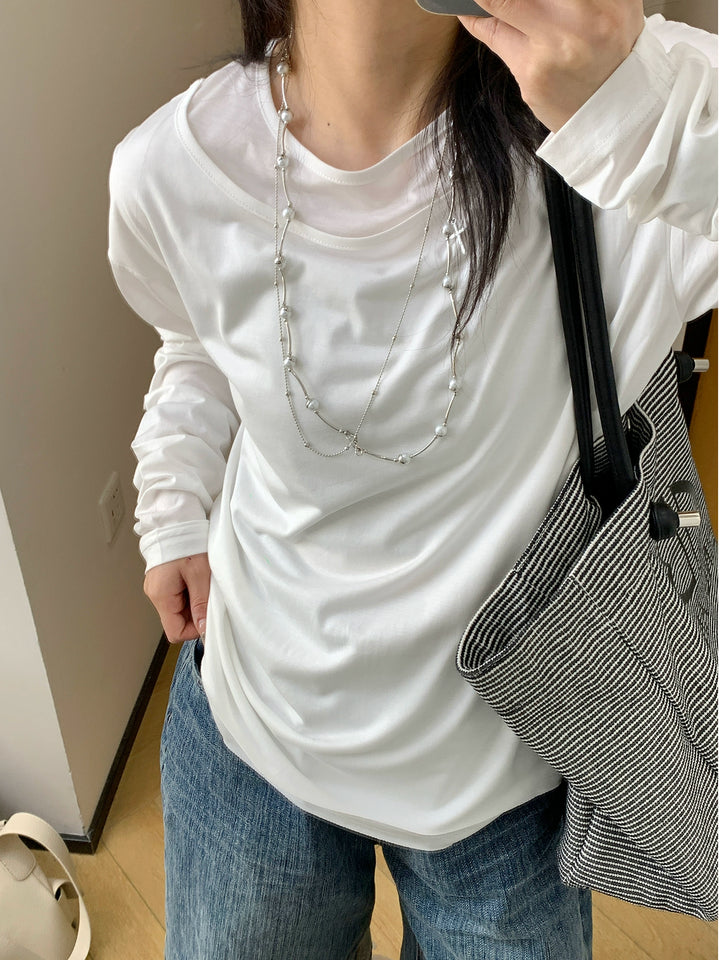 Long Sleeve Lightweight Turtleneck Top