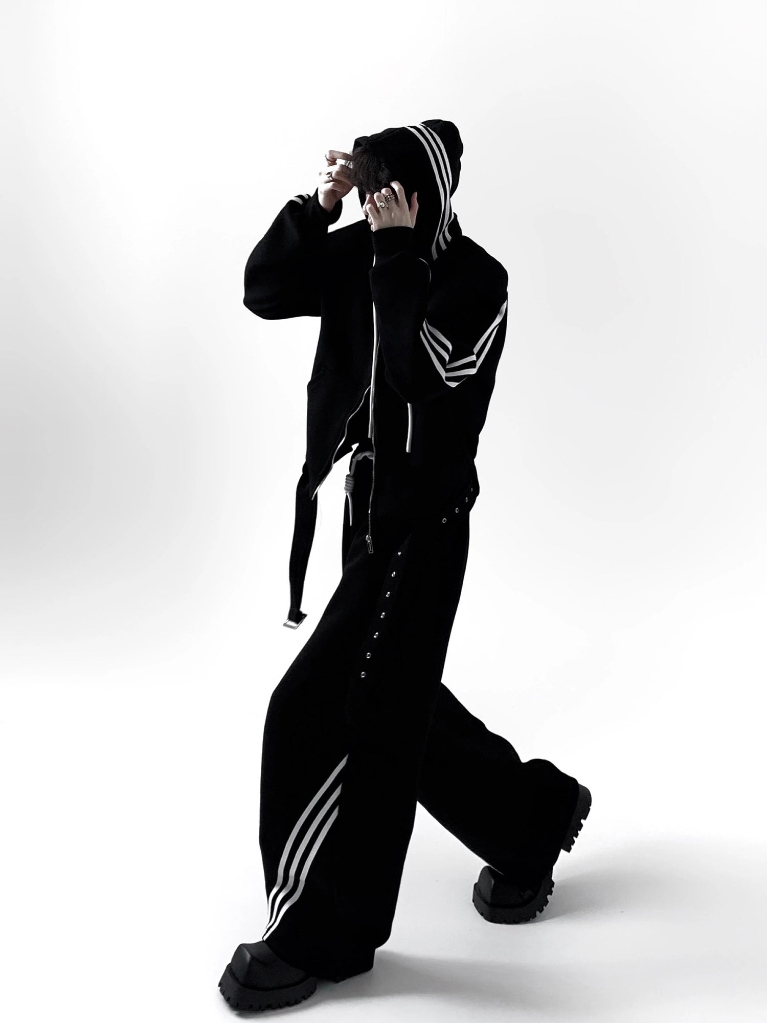 Hooded Padded Jacket and Pants (sold separately)