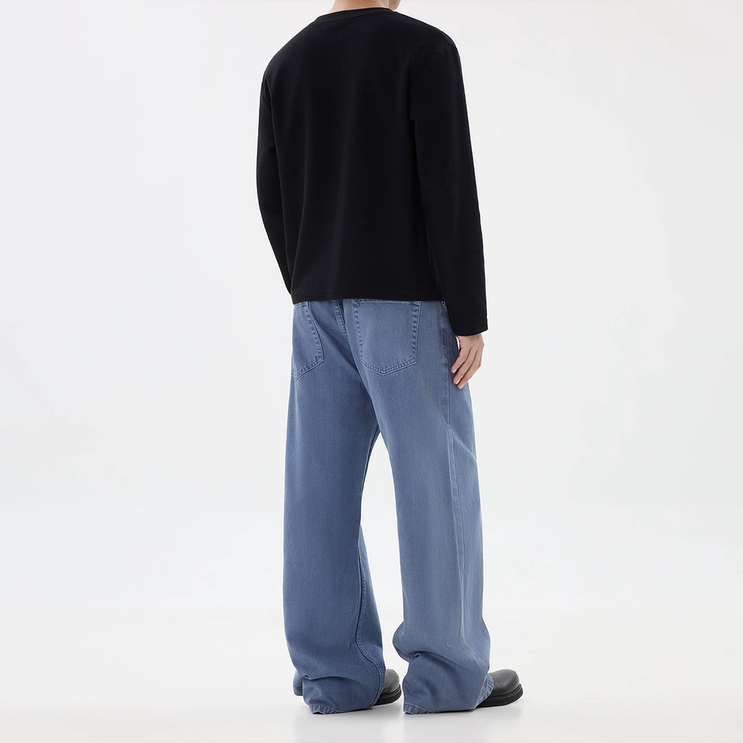 Vintage Flared Straight Casual Pants