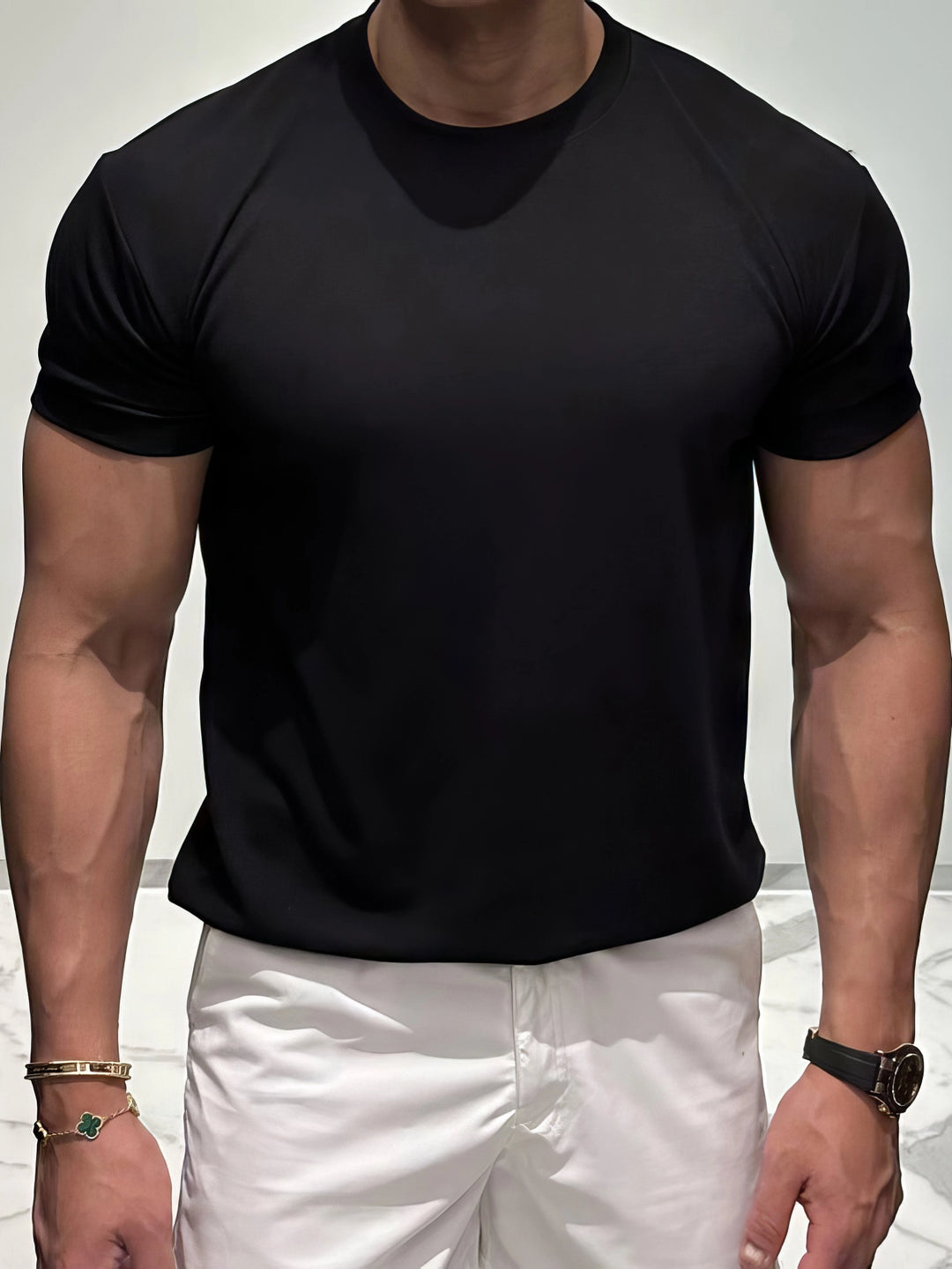Slim Fit Round Neck T-shirt