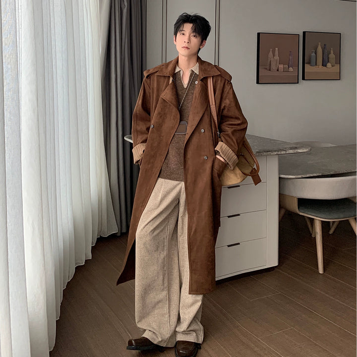 Silhouette Long Windbreaker Coat