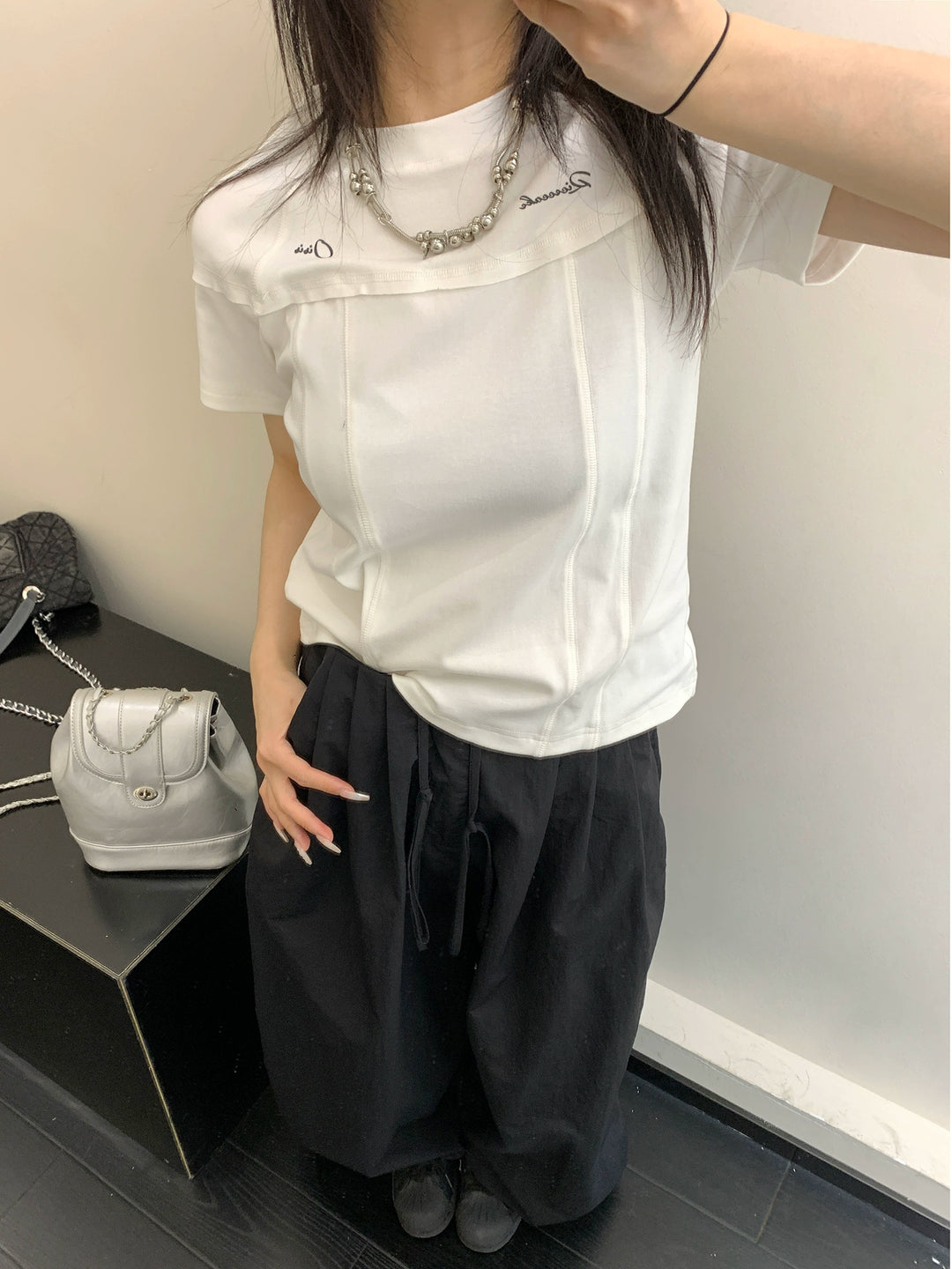Embroidered Short Sleeve T-shirt