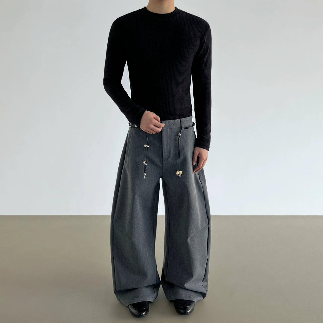 Wide Leg Loose Fit Casual Pants