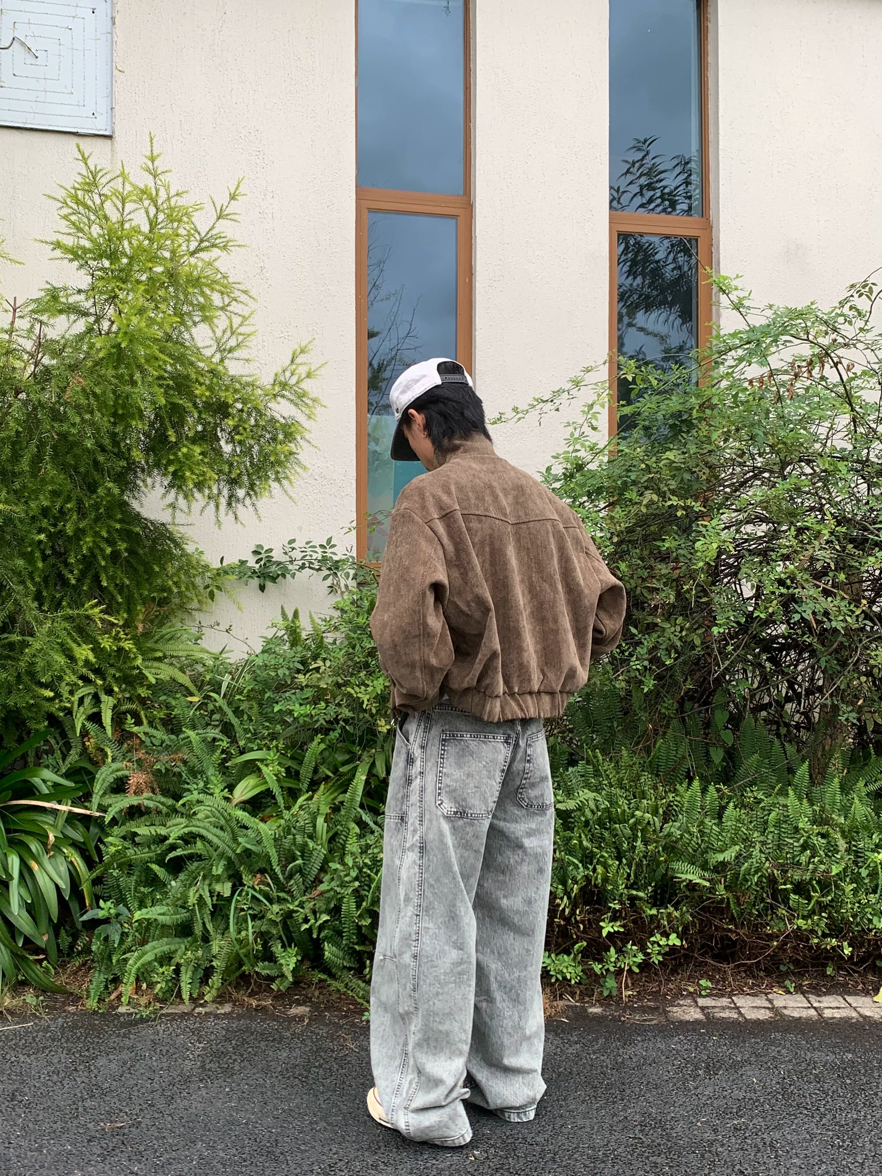 Vintage Washed Wide Leg Denim Pants 4