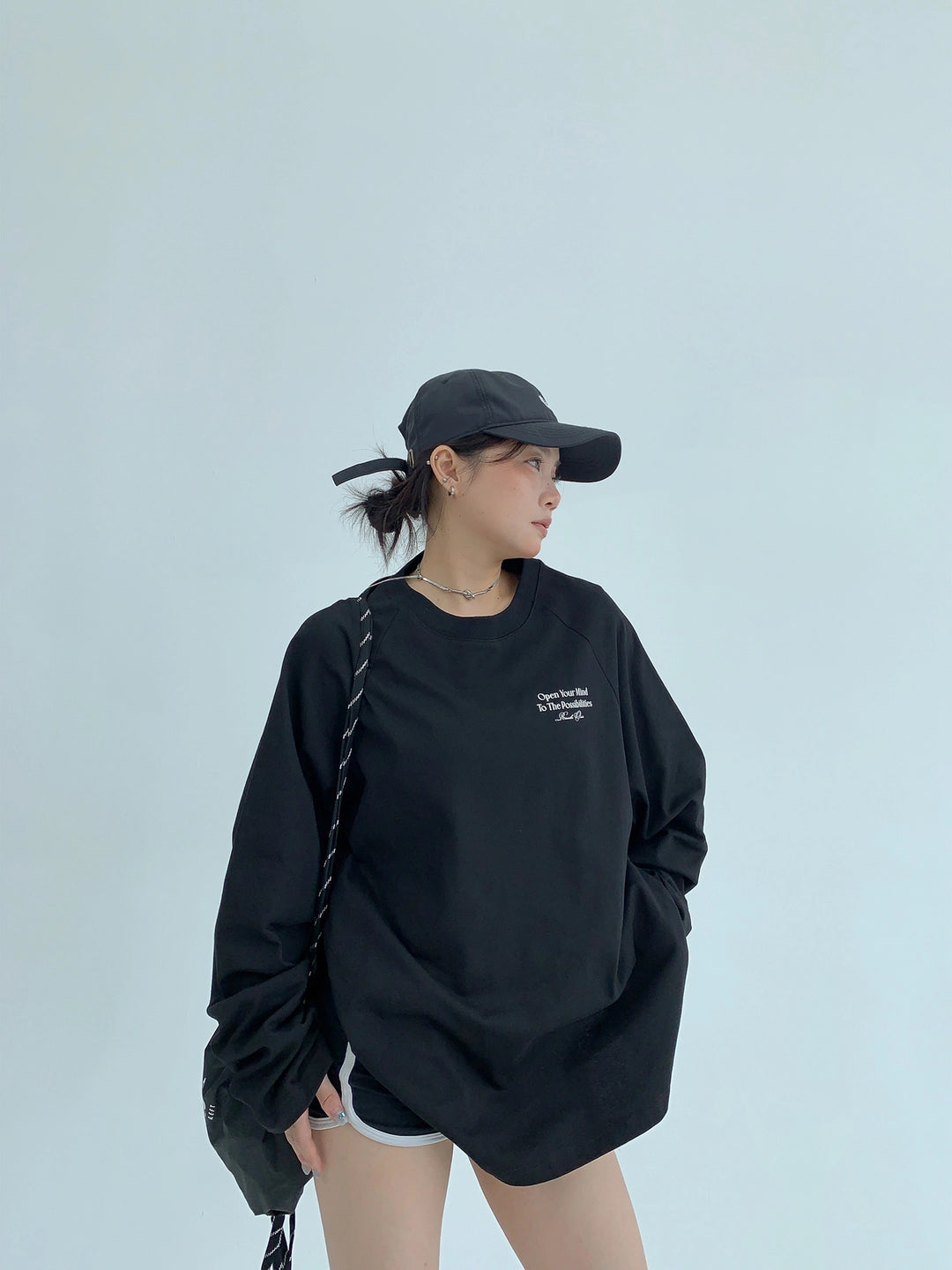 Letter Print Loose Sweatshirt