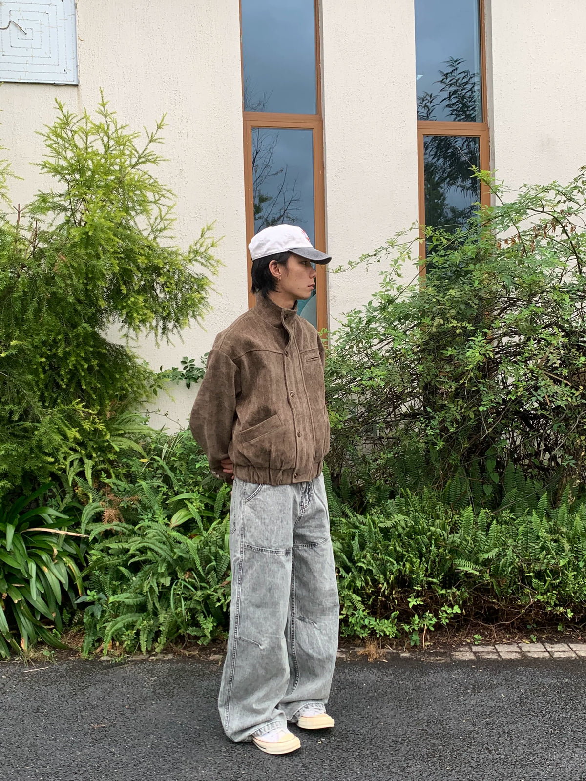 Vintage Washed Wide Leg Denim Pants 2