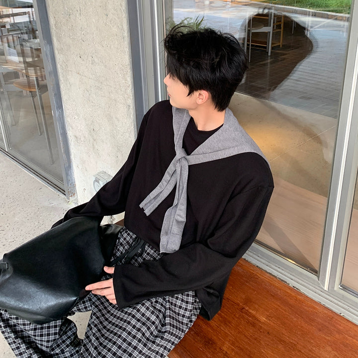 Maglione a maniche lunghe con vestibilità ampia 