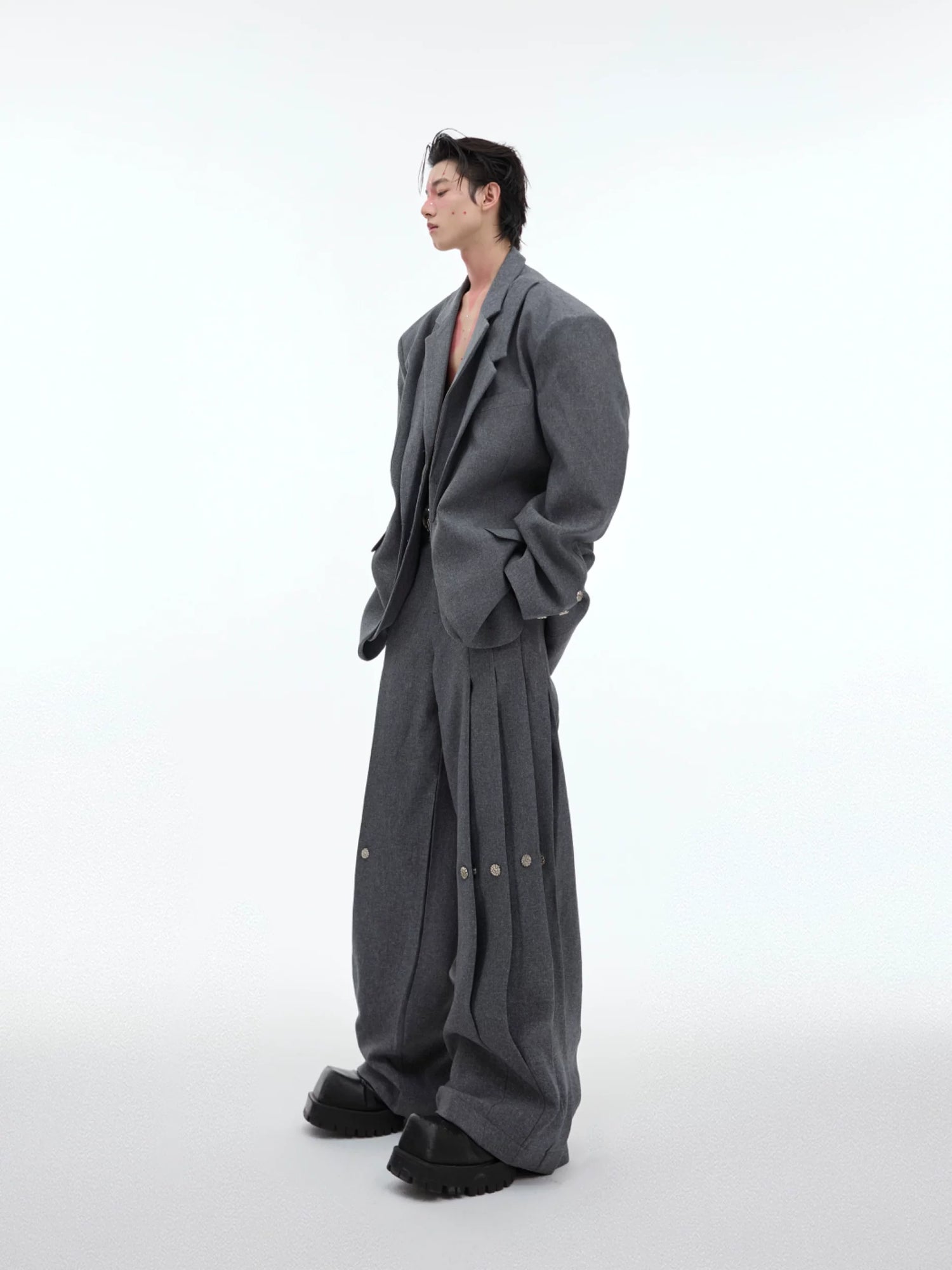 Oversized Blazer and Wide Pants (sold separately)