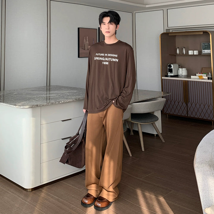 Long Sleeve Printed Casual Pullover