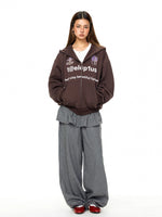 Retro War Horse Embroidered Zip Hoodie 5