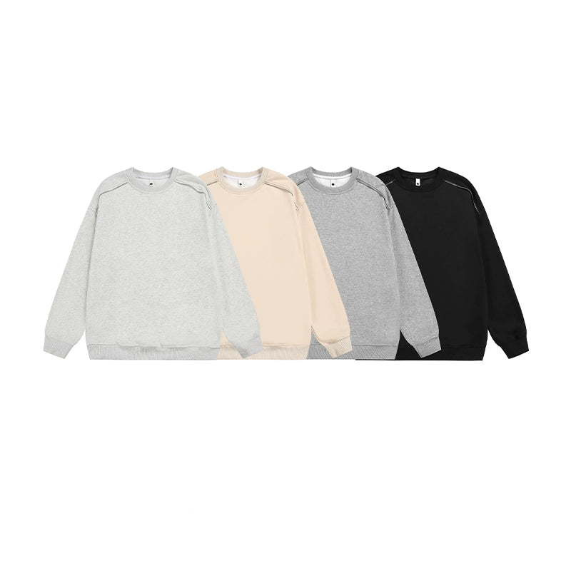 Loose Fit Plus Velvet Sweatshirt