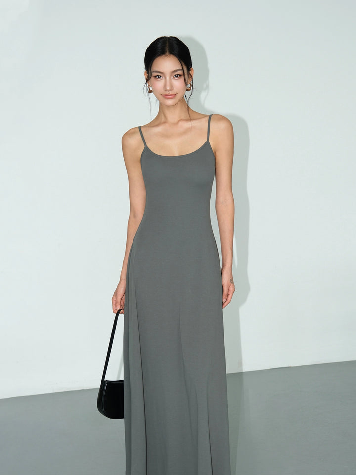 Sleeveless Slim Fit Midi Sundress