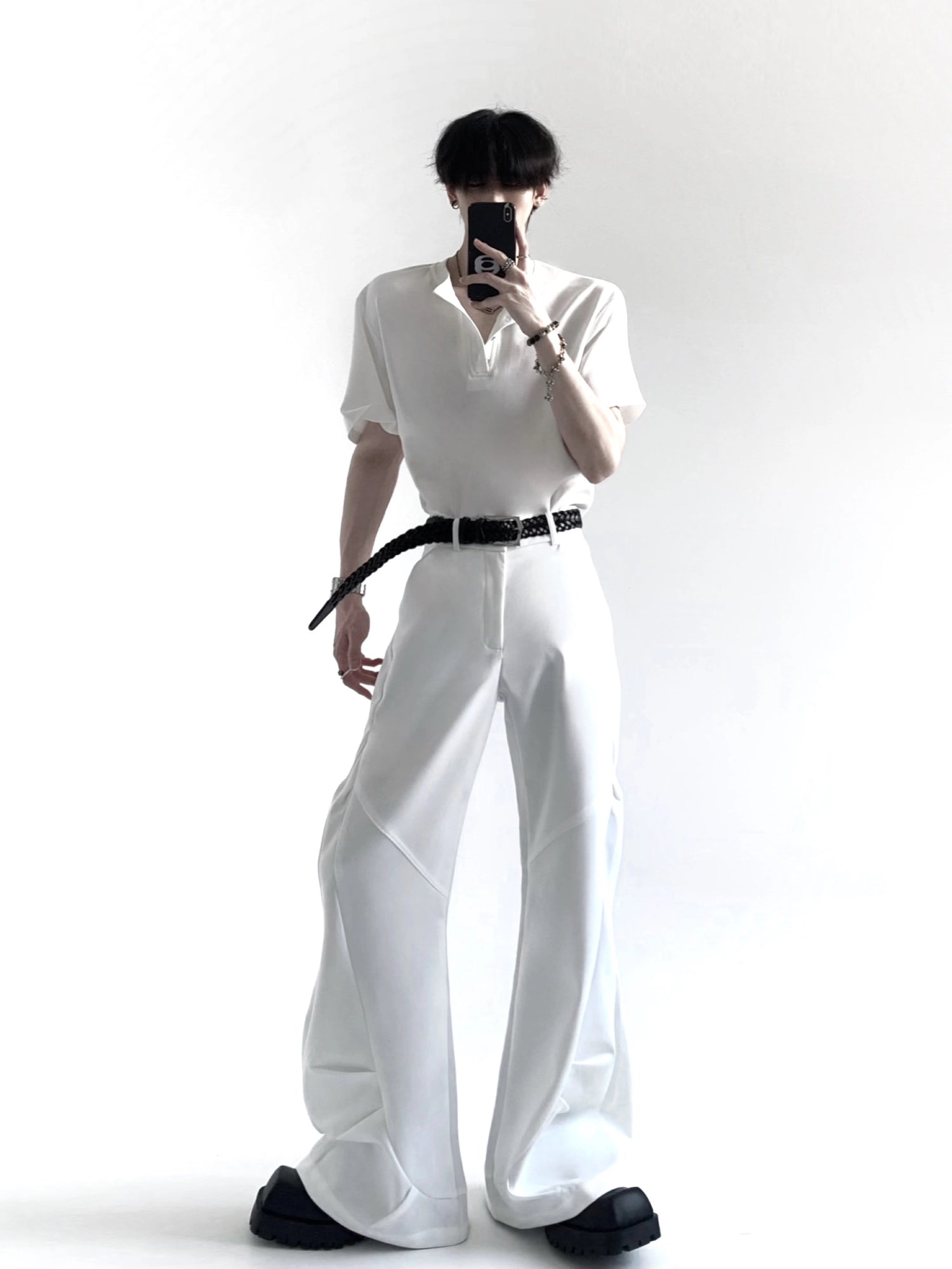 Minimalist Short Sleeve Henry Shirt