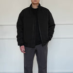 Stand Collar Cotton Zip Jacket 5