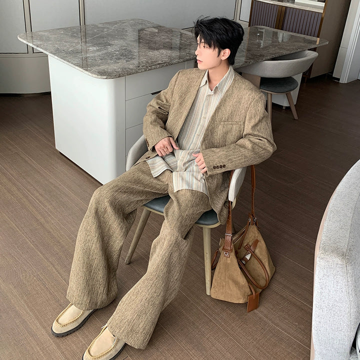 Casual Loose Fit Suit and Pants