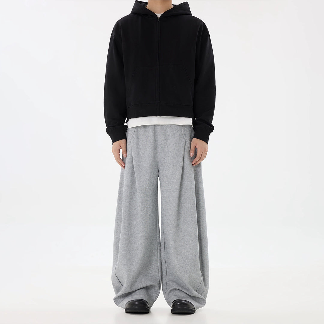 Faltenlose lockere gerade Bein Freizeit-Hosen 