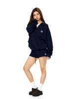 Waffle Knit Hoodie and Shorts Set 4