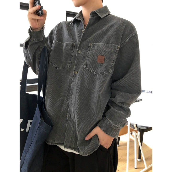Corduroy Long Sleeve Casual Shirt