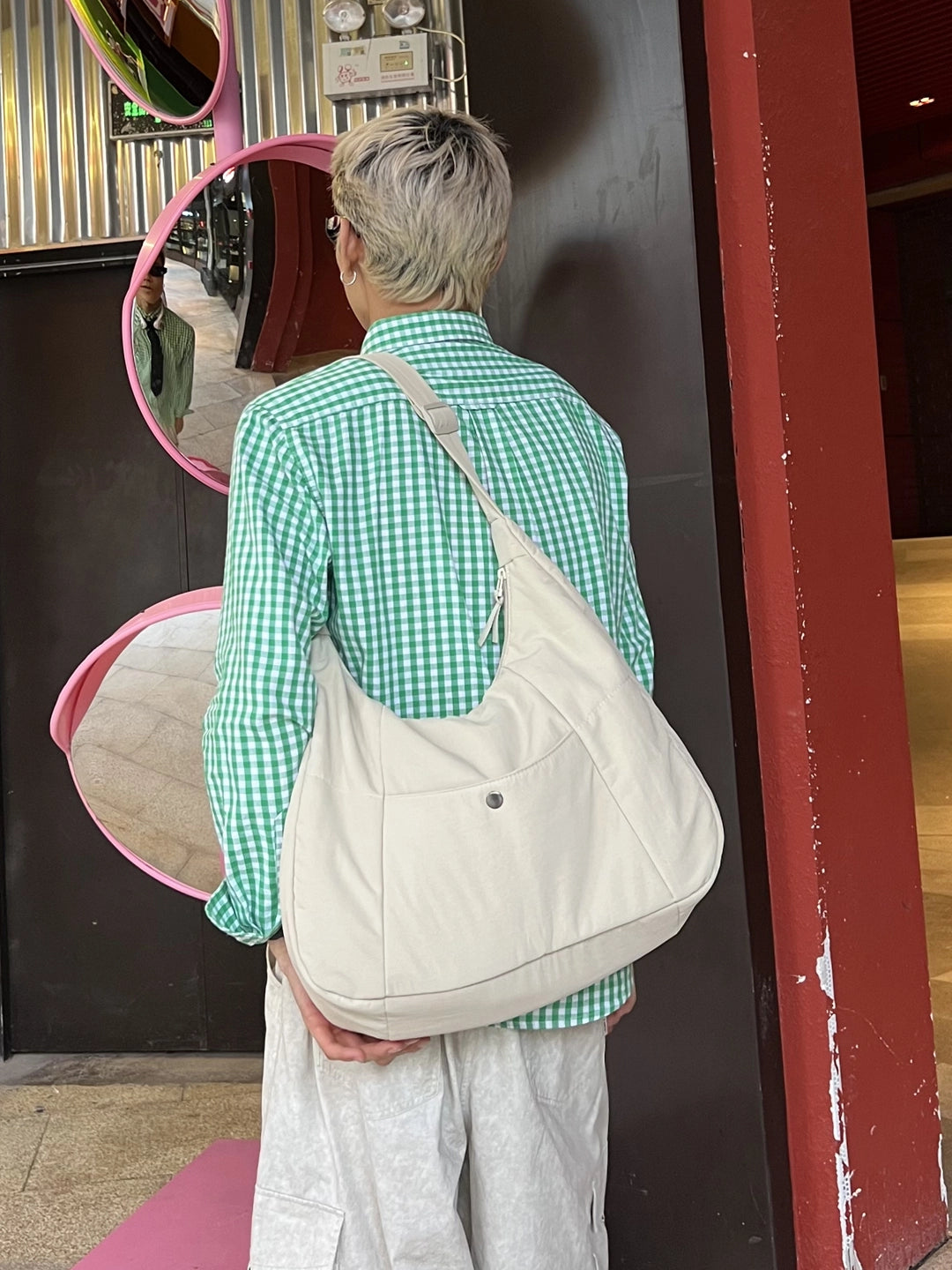 Nylon Canvas Large Capacity Tote Bag