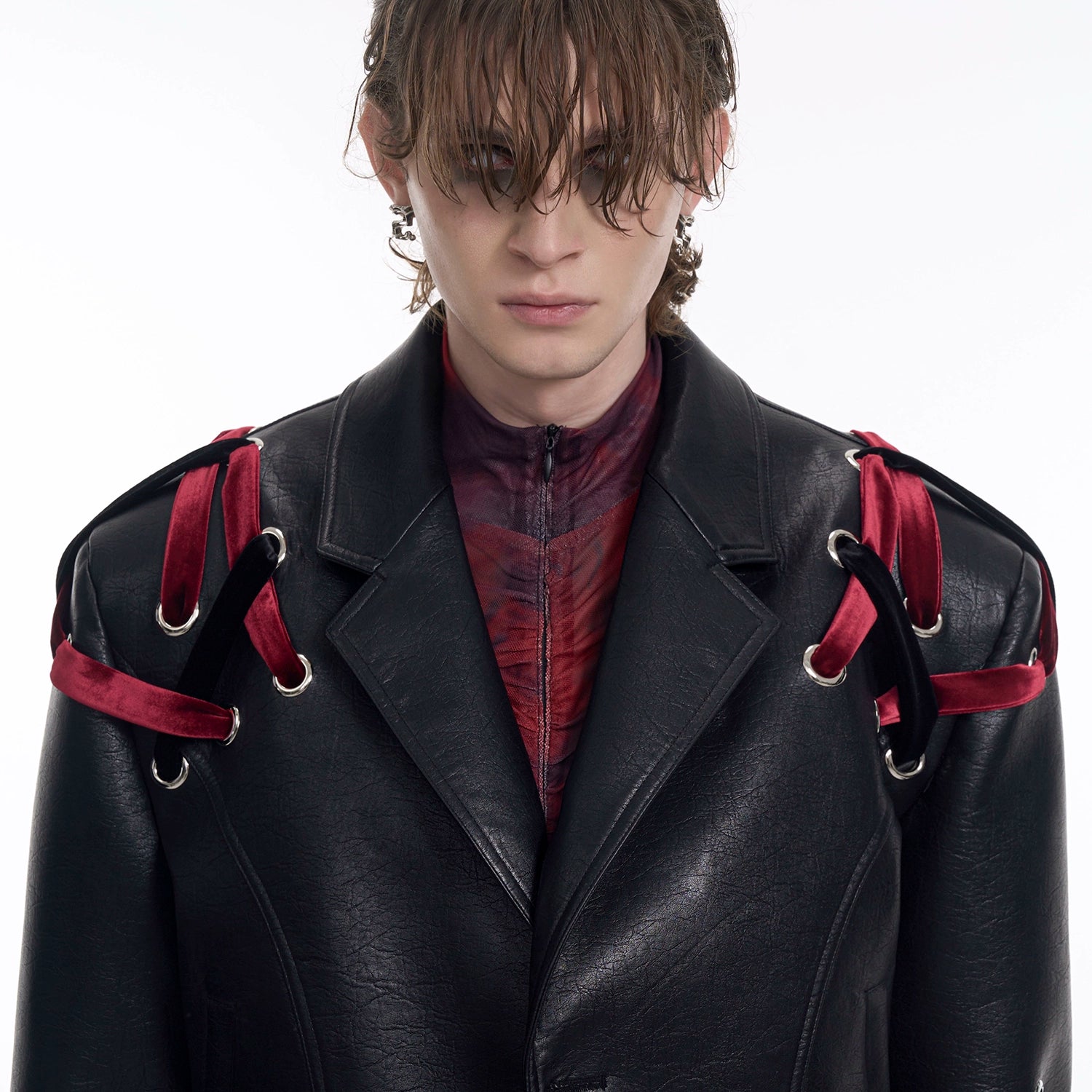 Silhouette Suit Shoulder Pad Motorcycle Suit