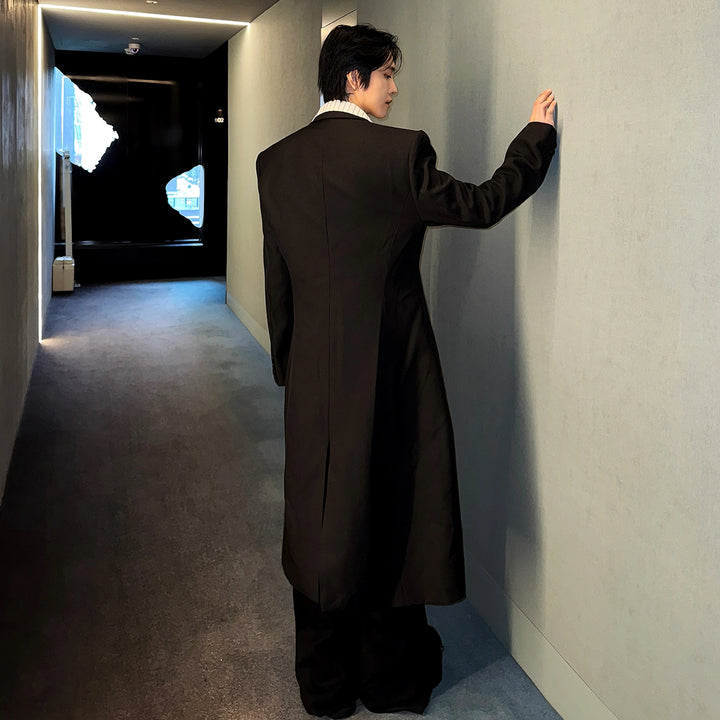 Mid-Length Slim Fit Trench Coat