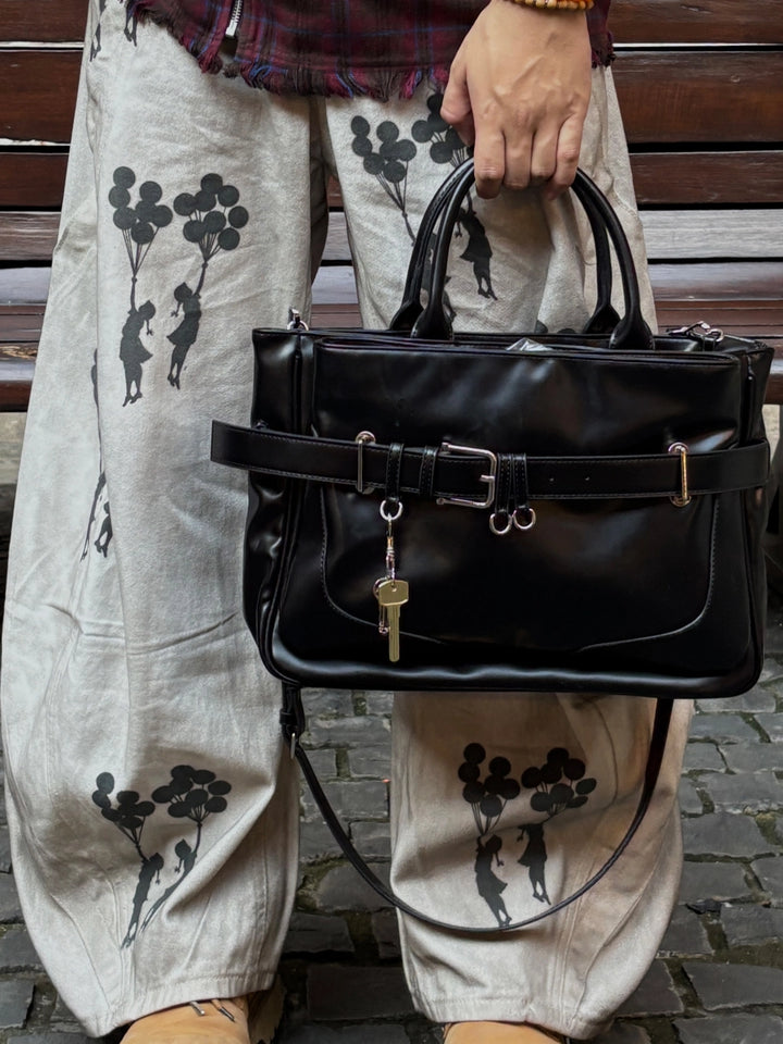 Kreuzkörper Leder Tote Messenger Schultertasche 