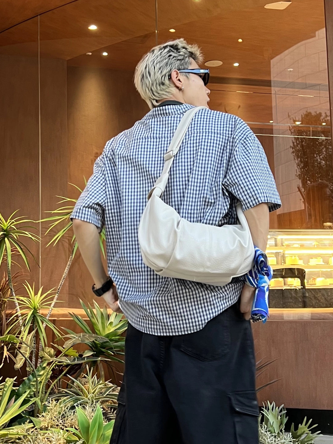 Leather Crossbody Shoulder Bag