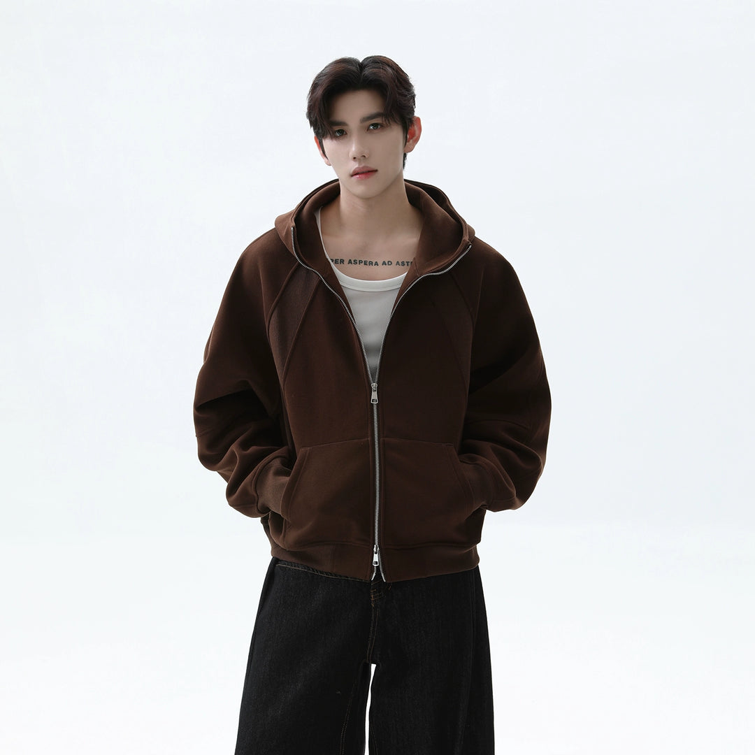 Oversized Raglan Sleeve Hooded Sweatshirt