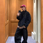 Retro Stand-Collar Corduroy Down Jacket 3