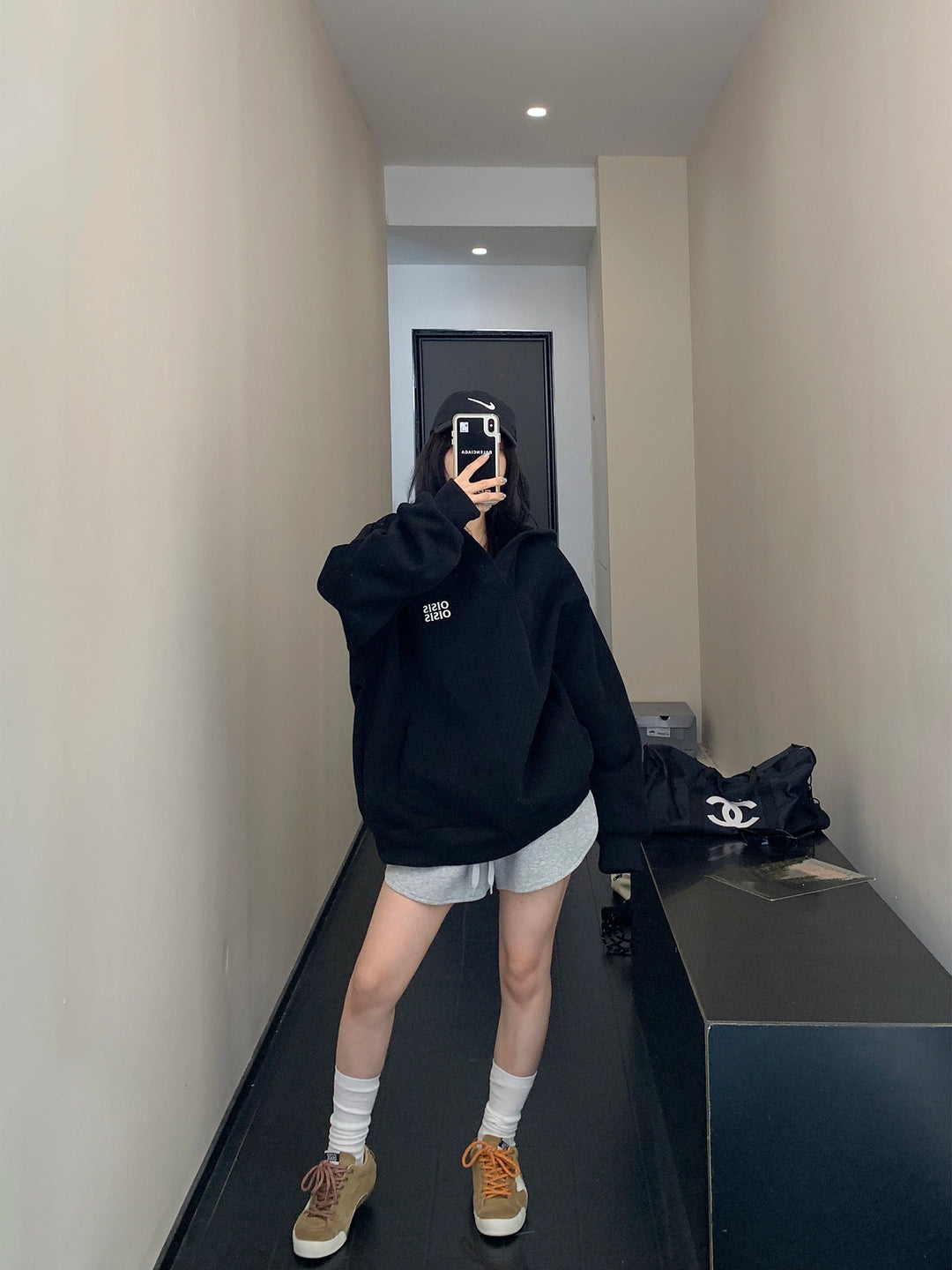 Relaxed Fit Hooded Pullover