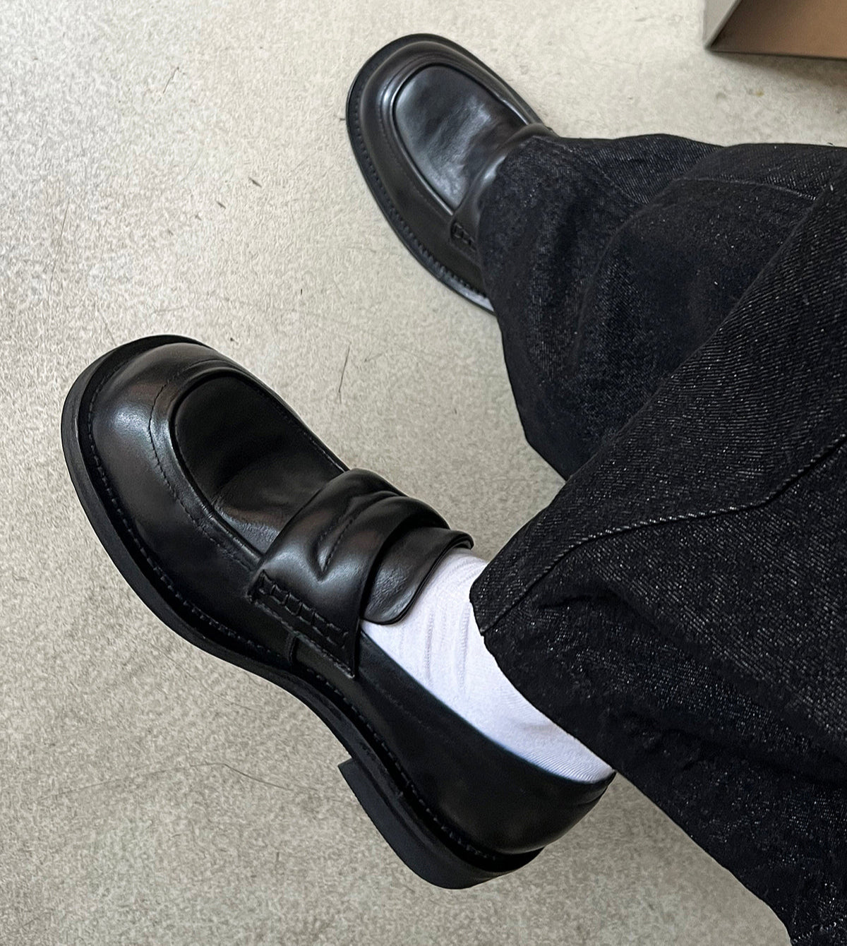 Cowhide Slip-On Loafers