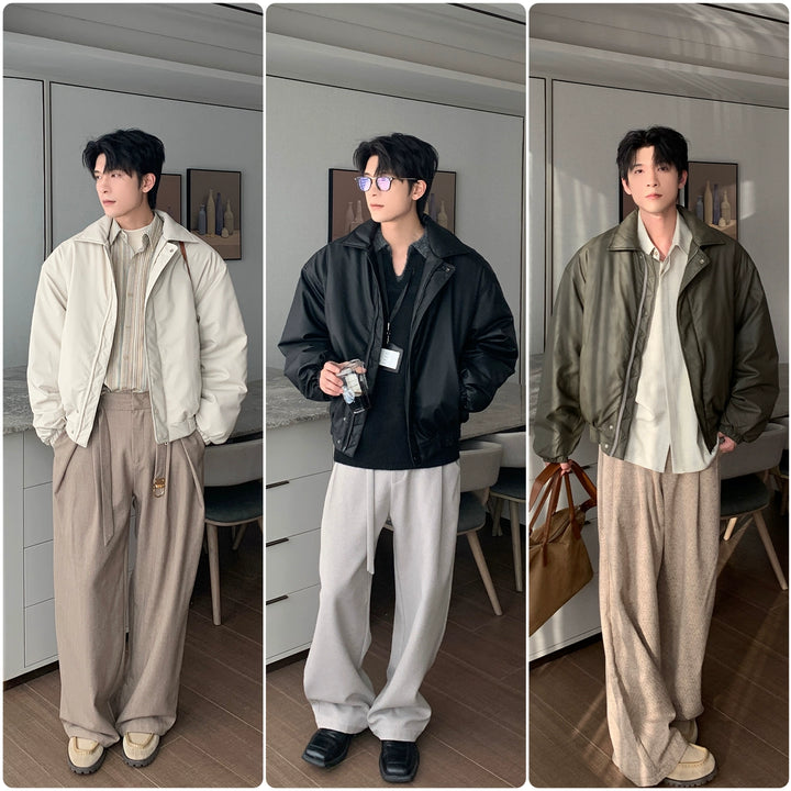 Lapel Insulated Cotton Jacket